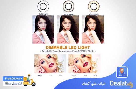 Selfie led ring light with tripod -  DealatCity Store