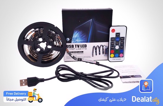 USB TV LED Strip Lights 5050 SMD LED - DealatCity Store