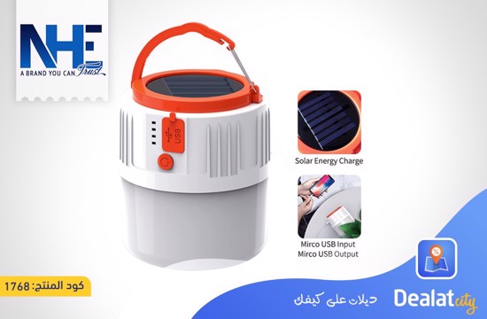 NHE Solar Emergency Charging Lamp - DealatCity Store	