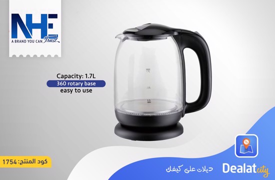 NHE Glass Kettle Boiler NH1719 - DealatCity Store	