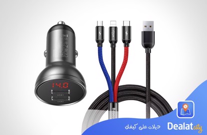 BASEUS 4.8A CAR CHARGER - DealatCity Store