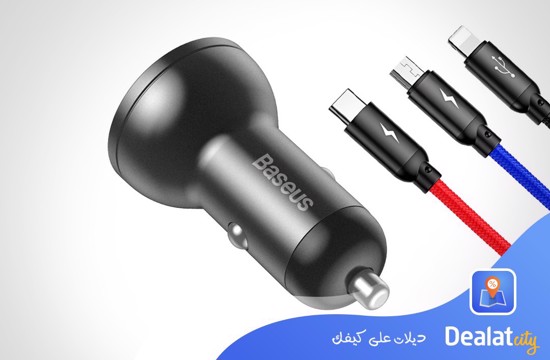 BASEUS 4.8A CAR CHARGER - DealatCity Store