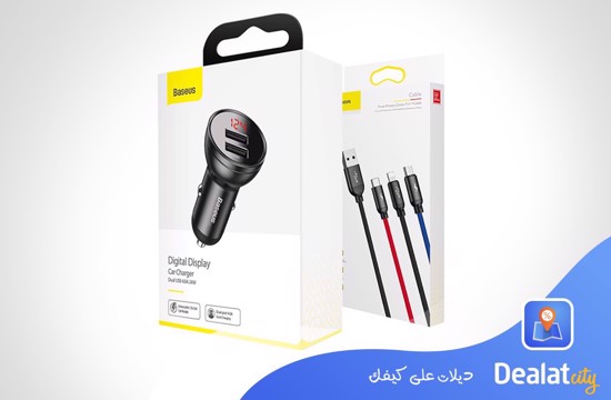 BASEUS 4.8A CAR CHARGER - DealatCity Store