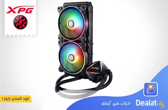 XPG EPS LEVANTE 240 Addressable RGB CPU Liquid Cooler - DealatCity Store	