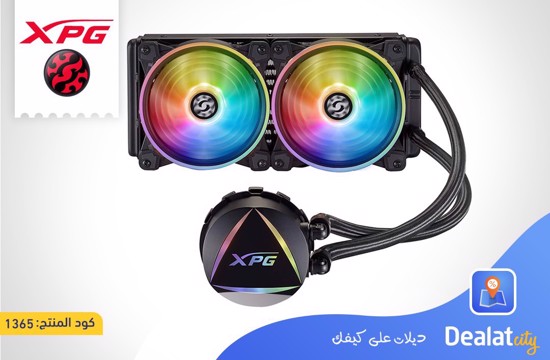 XPG EPS LEVANTE 240 Addressable RGB CPU Liquid Cooler - DealatCity Store	