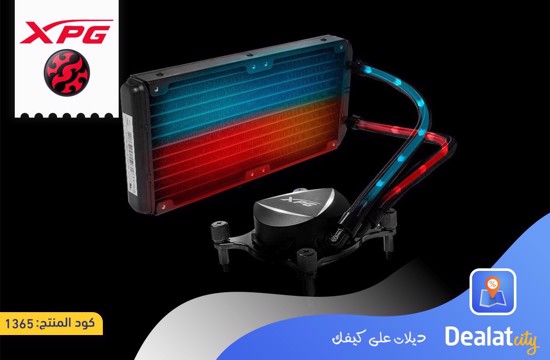 XPG EPS LEVANTE 240 Addressable RGB CPU Liquid Cooler - DealatCity Store	