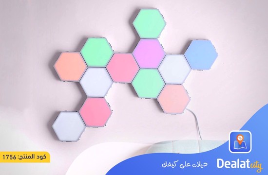 Hexagonal LED Color Changing Lamp - DealatCity Store	