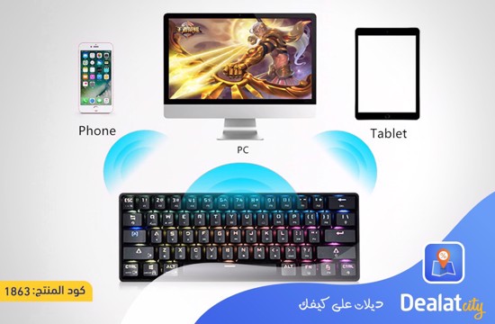 DK61 gaming mechanical keyboard - DealatCity Store	