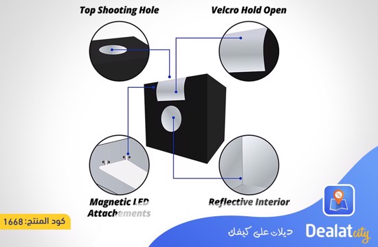 Phomito Light Box Tent Booth - DealatCity Store	