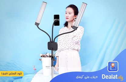 Double Arms Photographic Lighting Fill Light with Tripod - DealatCity Store	