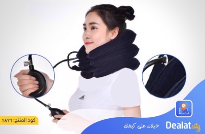 3-layered Inflatable Neck Massage Pillow - DealatCity Store	