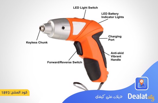 Mini Cordless Electric Portable Rechargable Screwdriver - DealatCity Store