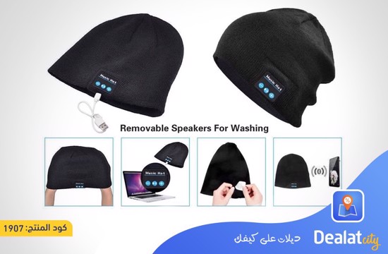 Smart Music Knit Hat Winter Hat with Headphone - DealatCity Store