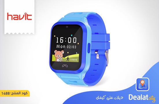 Havit KW02 Kids Watch (2G+GPS+WIFI) - DealatCity Store	