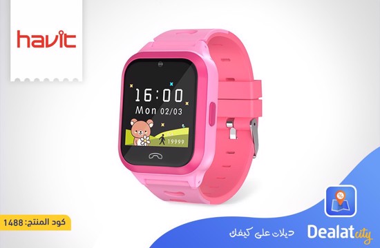 Havit KW02 Kids Watch (2G+GPS+WIFI) - DealatCity Store	