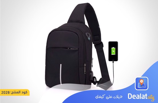 SMALL USB CHARGE ONE SHOULDER BAG - DealatCity Store