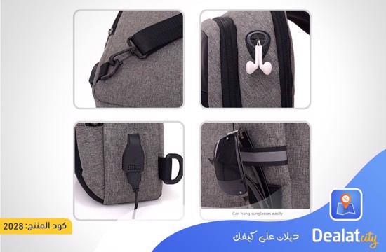 SMALL USB CHARGE ONE SHOULDER BAG - DealatCity Store