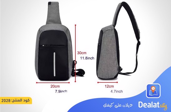 SMALL USB CHARGE ONE SHOULDER BAG - DealatCity Store