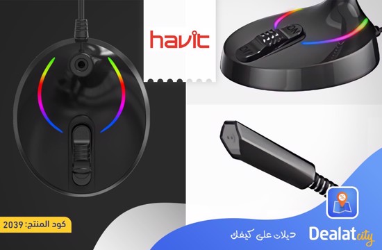 HAVIT GK55 - RGB GAMING MIC - DealatCity Store