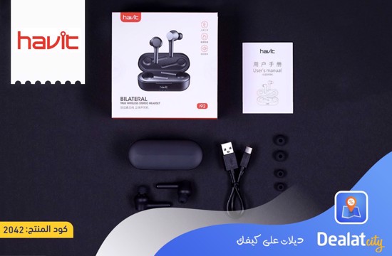 HAVIT i92w True Wireless Bluetooth Headset - DealatCity Store