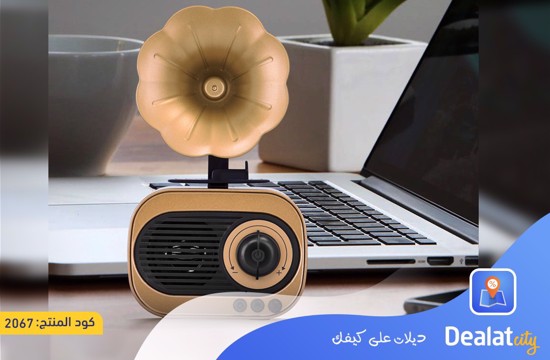 B5 Classic Retro Vintage Gramophone Style Wireless Bluetooth Speaker - DealatCity Store	