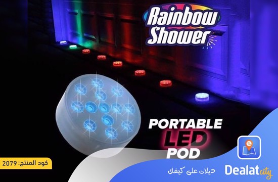 Portable LED Rainbow Shower Pod - DealatCity Store