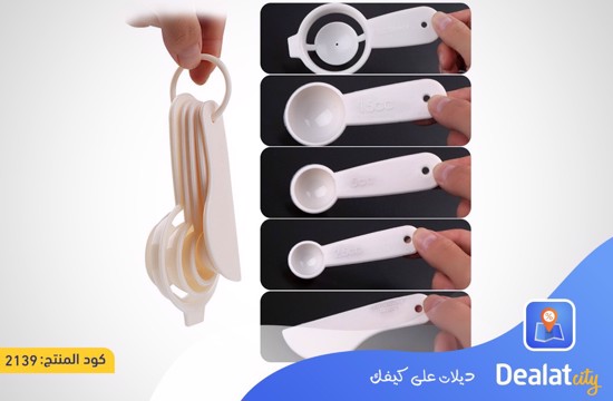 VOCEN Measuring Set of Egg Separator, Leveller, Measuring Spoons - DealatCity Store