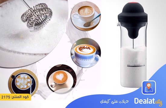 Electric Milk Frother with Cup - DealatCity Store