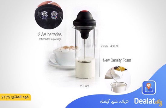 Electric Milk Frother with Cup - DealatCity Store