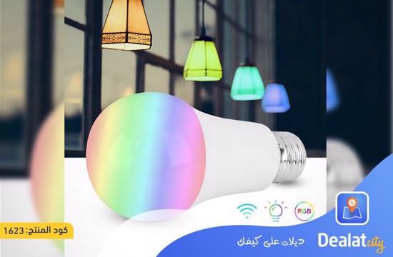 10W LED Color & White Bulb RGB+W E27 with Remote Control - DealatCity Store	