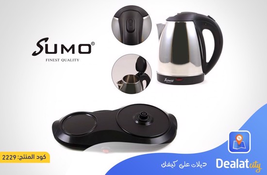 SUMO 1800 W 3 IN 1 TEA TRAY SET ELECTRIC STAINLESS STEEL KETTLE - DealatCity Store