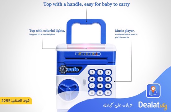 kids toy mini password money box - DealatCity Store