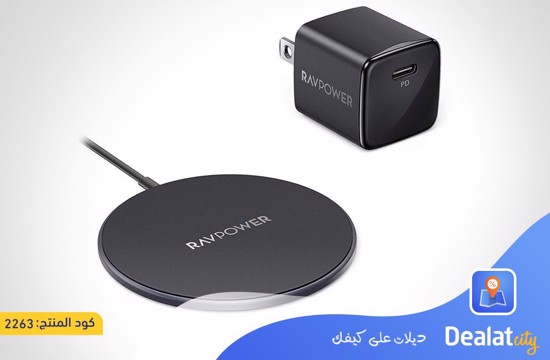 RavPower RP-WC012 USB C Magnetic Wireless Charger - DealatCity Store