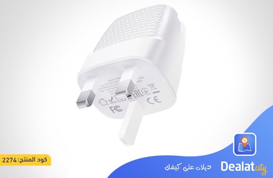 Hoco C85B Wall charger “C85B Bright” - DealatCity Store