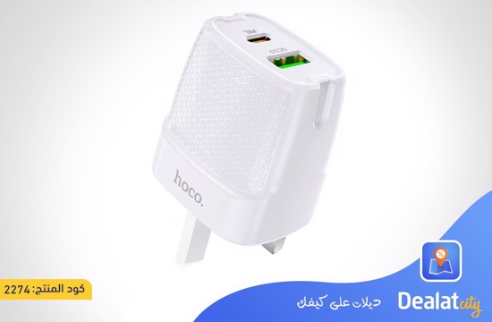 Hoco C85B Wall charger “C85B Bright” - DealatCity Store