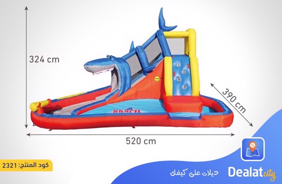 Happy Hop 9327 Shark Cave Adventure Slide - DealatCity Store