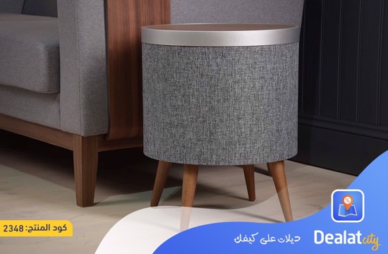 Smart Side Table with Bluetooth Speakers, Wireless Charging - DealatCity Store