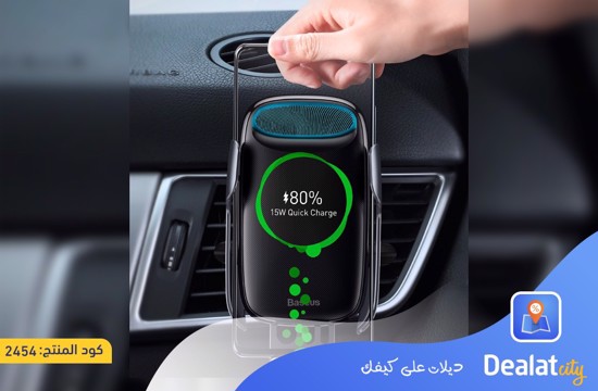 Baseus Milky Way Electric Bracket Wireless Car Charger - DealatCity Store