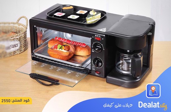 Multifunction 3 In 1 Breakfast Maker Machine - DealatCity Store