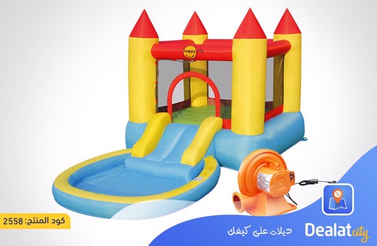 Happy Hop 9820 Bouncy Castle With Pool & Slide - DealatCity Store