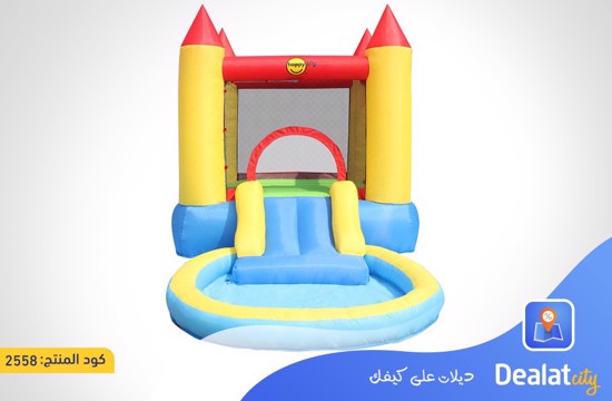 Happy Hop 9820 Bouncy Castle With Pool & Slide - DealatCity Store