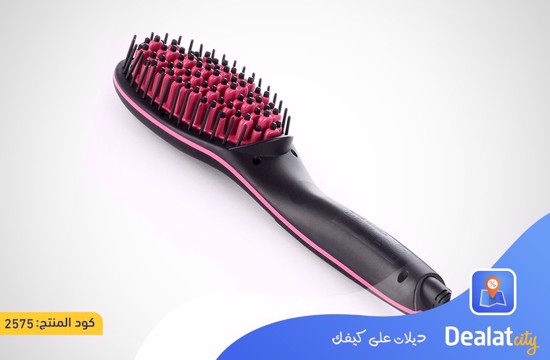 straight artifact Ceramic Straightening Hair Brush - DealatCity Store