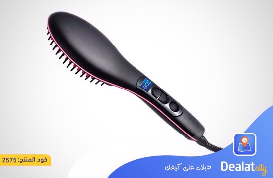 straight artifact Ceramic Straightening Hair Brush - DealatCity Store