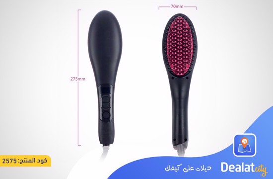 straight artifact Ceramic Straightening Hair Brush - DealatCity Store