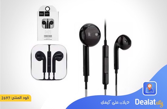 HOCO M1 Original series earphones jack 3,5mm with mic - DealatCity Store