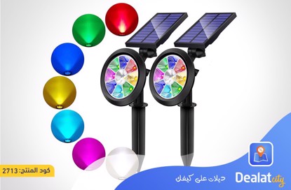 Solar Lights Outdoor 9 LEDs Multi-Color - DealatCity Store