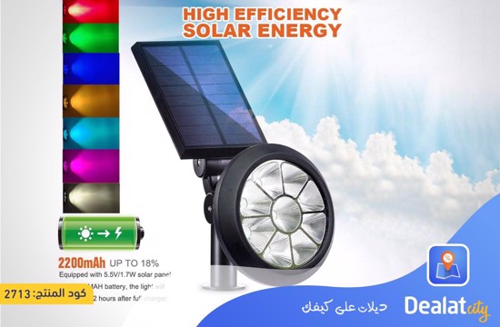 Solar Lights Outdoor 9 LEDs Multi-Color - DealatCity Store