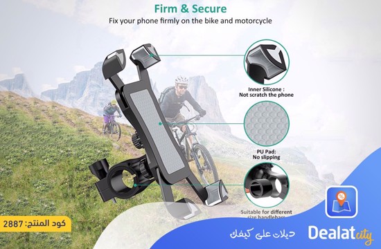 Anti-Shake Bike Phone Holder 360° Rotation - DealatCity Store