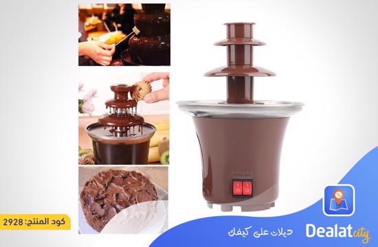 Mini Portable Electric Chocolate Fountain Three Decks - DealatCity Store