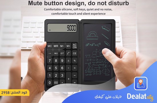 Calculator Writing board combines a calculator with LCD writing board - DealatCity Store